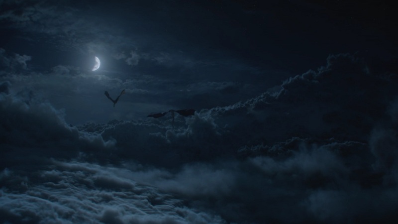 Dragons above the clouds