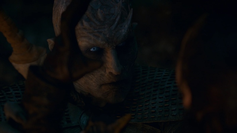 Night King holding Arya