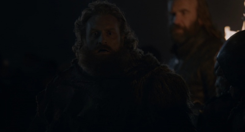 Tormund looking shocked
