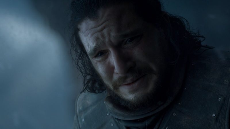 Jon cries over Dany