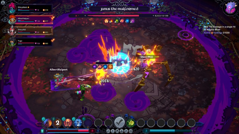 Multiplayer combat Inkbound