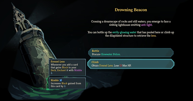 Drowning Beacon event in Slay the Spire 2