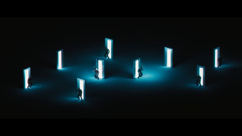 Shot from Severance S1 intro animation