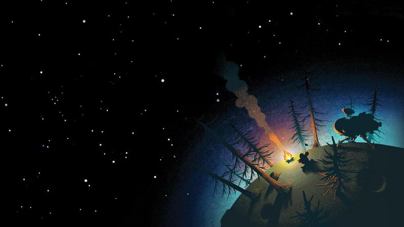 Outer Wilds cover showing a small planet in space