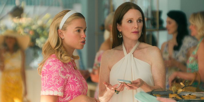 Simone and Michaela looking off camera